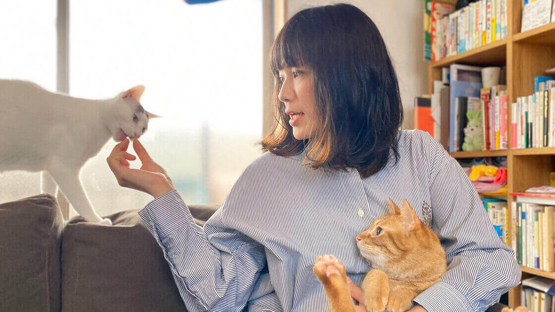 岸田さんと愛猫たち