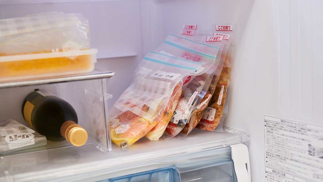 圧力調理バッグの冷蔵保存
