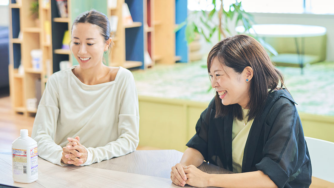 中川珠里さんとライオン高津さん