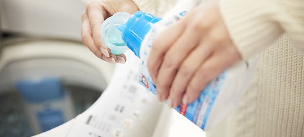 洗剤の使用量は何で決まる?縦型洗濯機なら「水量」で決まります