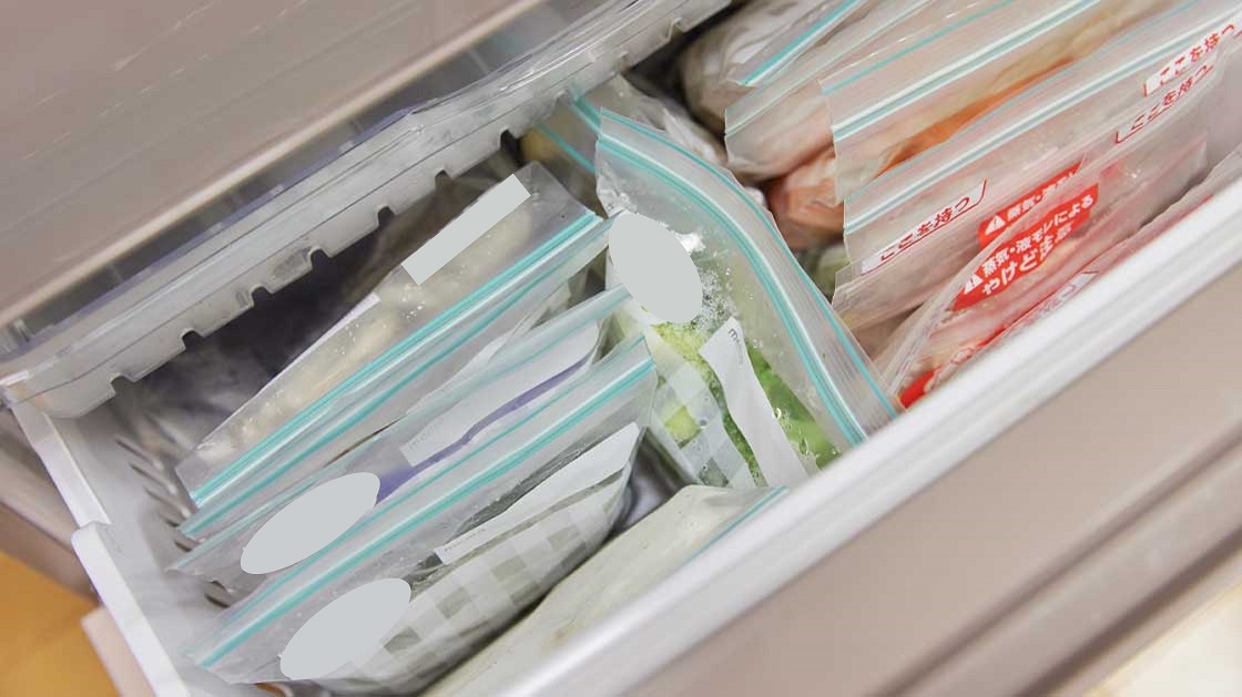 冷凍庫の引き出し