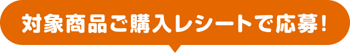 対象商品ご購入レシートで応募！
