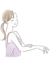 お風呂あがりもうるおう肌へ