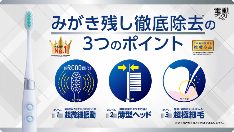 電動アシストブラシ